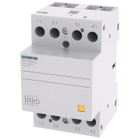 Stycznik instalacyjny z 4 zestykami rozwiernymi, zestyk do AC 230V, 400V 40A sterowanie AC 230V DC | 5TT5043-0 Siemens