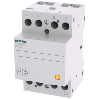 Stycznik instalacyjny z 3 zestykami zwiernymi i 1 NC, zestyk do AC 230V, 400V 63A | 5TT5051-0 Siemens