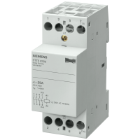 Stycznik instalacyjny z 4 zestykami zwiernymi, zestyk do AC 230V, 400V 25A sterowanie 230V | 5TT5820-0 Siemens