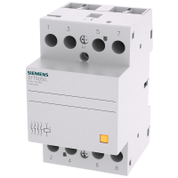 Stycznik instalacyjny z 4 zestykami zwiernymi, zestyk na AC 230 V, 400 V 63 A sterowanie AC 230 V | 5TT5850-0 Siemens