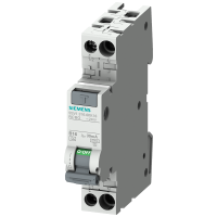 Kompaktowy wyłącznik różnicowo-nadprądowy kombinowany RCBO 1+N w jednym module 6kA typ A 300mA C13 | 5SV1616-7KK13 Siemens