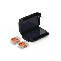 Puszka żelowa EASY-PROTECT 222 ze złączkami WAGO-COMPACT 0,2-4 mm2 (2 złączki 2-przewodowe) | 407860 Cellpack