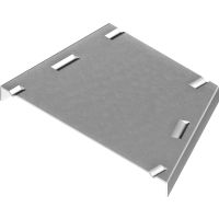 Pokrywa redukcji lewej PRKLJ150/100, gr.blachy 1,0mm | 104815 Baks