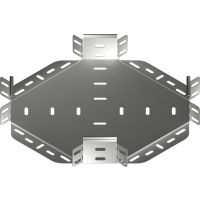 Czwórnik korytka CZKP 300H60, gr.blachy 1,5mm | 163430 Baks