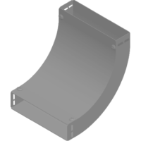 Łuk 90st. LUPP300H60, gr.blachy 1,5mm | 166714 Baks