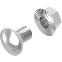 Śruba z łbem grzybkowym SGKM8x16 (opak 100szt) | 654041 Baks