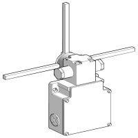 Łącznik krańcowy OsiSense XC pręty skrzyżowane, 2x(2NC), zaciski śrubowe | XCKMR54D2H29 Telemecanique Sensors