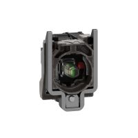 Korpus przycisku z elementem świetlnym biały LED 24V 1NC metalowy Harmony XB4 | ZB4BW0B12 Schneider Electric