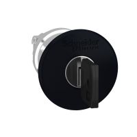 Napęd przycisku grzybkowy Fi-40mm czarny klucz 455 bez podświetlenia metalowy zwykły Harmony XB4 | ZB4BS12 Schneider Electric