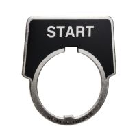 Etykieta Harmony 9001K 44 x 50 mm średnica montażowa 30 mm start | 9001KN301 Schneider Electric