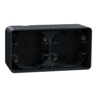 Podstawa naścienna 2x poziom. Antr, Mureva | MUR37914 Schneider Electric