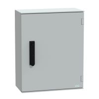Obudowa poliestrowa wisząca PLM z zamkiem 3 punktowym, IP66 530x430x200 mm, Thalassa | NSYPLM54VG Schneider Electric