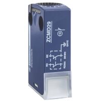 Korpus łącznika krańcowego, działanie migowe 1NC+1NO pozłacane konektor M12 | ZCMD61C12 Telemecanique Sensors