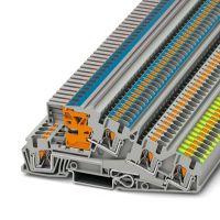 Złącze instalacyjne do przewodów ochronnych, zielono-żółte PTI 4-PE/L/NT | 3214047 Phoenix Contact