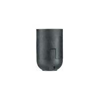Oprawka termoplastyczna fi39mm bez kołnierza, E27, 4A, 250V AC, czarna | D.3005 Pawbol
