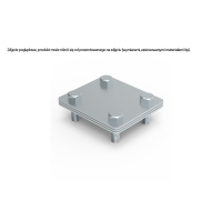 Złącze uniwersalne odgałęźne 80x70 do połączeń bednarka/bednarka, 14.3 OC | 91400301 Elko-Bis