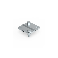 Złącze krzyżowe 2-otworowe 57X57 do łączenia drutu odgromowego, 2.1 OC | 90200101 Elko-Bis