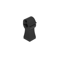 Uchwyt plastikowy z zatrzaskiem, 120.1 RAL 8017 | 12030108 Elko-Bis