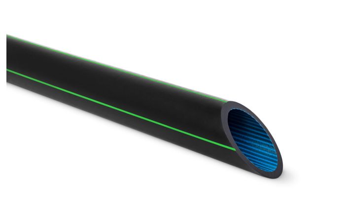 Rura osłonowa do kabli optotelekomunikacyjnych TELKOM 32/2,9 1250N,HDPE, pasek zielony (250) | 10729 TT Plast