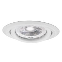 Oczko sufitowe ARGUS II CT-2115-W podtynkowe materiał stal kolor biały regulowana 1XGx5,3/GU10 | 37163 Kanlux