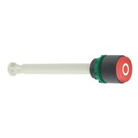 Reset przeciążenia wystający czerwony bez podświetlenia ozn."O" plastikowy Harmony XB5 | XB5AL84101 Schneider Electric