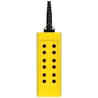 Kaseta sterownicza pusta, z 12 otworami w 2 kolumnach, żółta Harmony XAC | XACB12 Schneider Electric