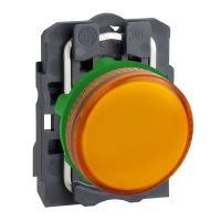 Lampka sygnalizacyjna pomarańczowa, bez żarówki 250V Harmony XB5 | XB5AV65 Schneider Electric