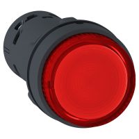 Przycisk czerwony z samoczynnym powrotem bez oznaczenia LED 230V, 1NC, Harmony XB7 | XB7NW34M2 Schneider Electric