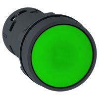 Przycisk sterowniczy Fi-22mm zielony z samopowrotem NO NC, Harmony XB7 | XB7NH35 Schneider Electric