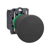Przycisk grzybkowy Fi 40 czarny plastikowy Harmony XB5 | XB5AC21 Schneider Electric