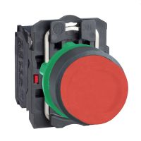 Przycisk wystający czerwony plastikowy Harmony XB5 | XB5AL42 Schneider Electric