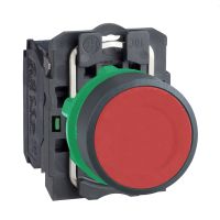 Przycisk, czerwona główka, bez oznaczenia, standardowy, styk 1 no, Fi-22mm Harmony XB5 | XB5AA41 Schneider Electric