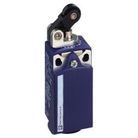 Wyłącznik krańcowy XCKP trzpień z rolka termoplastyczna z ramieniem poziomy 1NC 1NO migowe M16 | XCKP2121P16 Telemecanique Sensors