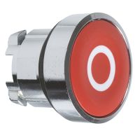 Napęd przycisku czerwony kryty Fi-22mm z samopowrotem O | ZB4BA432 Schneider Electric