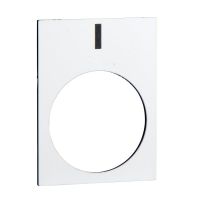 Etykieta Harmony XAC wymiary 30x40mm biała | ZB2BY4980 Schneider Electric