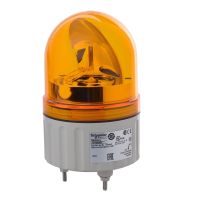 Lampa wirująca z lustrem bez buczka Fi 84 pomarańczowa LED 24 V AC/DC Harmony XVR | XVR08B05 Schneider Electric