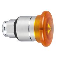 Napęd przycisku grzybkowego Fi-40mm pomarańczowy samopowrotny LED metalowy Harmony XB4 | ZB4BW453 Schneider Electric