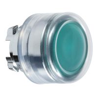 Napęd przycisku podswietlany LED okapturzony zielony | ZB4BW533 Schneider Electric