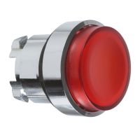 Napęd przycisku podświetlany LED neon wystający, czerwony | ZB4BW143 Schneider Electric