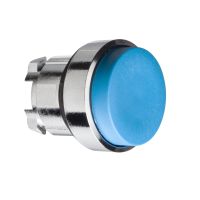Napęd przycisku wystający niebieski samopowrotny metalowy bez oznaczenia Harmony XB4 | ZB4BL6 Schneider Electric