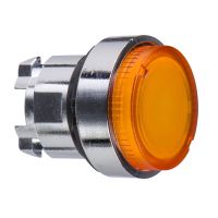 Napęd przycisku wystający pomarańczowy push-push LED metalowy bez oznaczenia Harmony XB4 | ZB4BH53 Schneider Electric