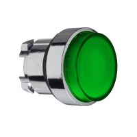 Napęd przycisku wystający zielony push-push LED metalowy bez oznaczenia Harmony XB4 | ZB4BH33 Schneider Electric