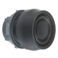 Napęd przycisku okapturzony Fi-22mm czarny samopowrotny okrągły plastikowy Harmony XB5 | ZB5AP2S Schneider Electric