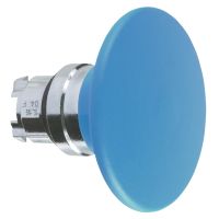 Napęd przycisku grzybkowy Fi-60 niebieski samopowrotny metalowy zwykły Harmony XB4 | ZB4BR6 Schneider Electric