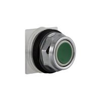Przycisk kryty Fi-30mm zielony 2-pozycyjny samopowrotny metalowy okrągły | 9001KR1G Schneider Electric