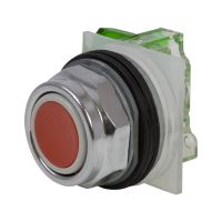Przycisk kryty Fi-30mm czerwony 2-pozycyjny samopowrotny 1NO metalowy ośmiokątny | 9001KR1RH5 Schneider Electric