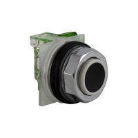 Przycisk wystający czarny metalowy 2 pozycyjny 1NO z blokiem styków | 9001KR3BH5 Schneider Electric