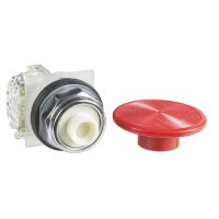 Przycisk grzybkowy Fi-57mm czerwony 2-pozycyjny metalowy samoczynny powrót 1NC | 9001KR5RH6 Schneider Electric