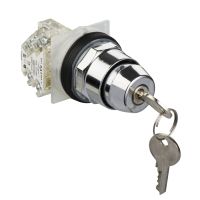 Przełącznik z kluczem 2=połozeniowy 600VAC 10A 30MM T-K | 9001KS11K3H13 Schneider Electric