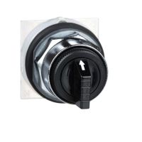Przełącznik 3-pozycyjny czarny stabilny C cam metalowy 1NO + 1NC | 9001KS43B Schneider Electric